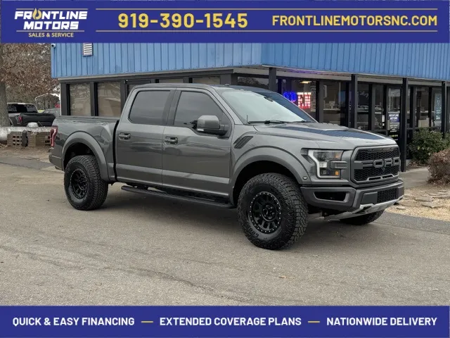 Gray 2018 Ford F-150 Raptor for sale in Clayton, NC