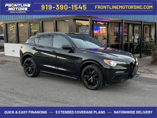 Black 2020 Alfa Romeo Stelvio Ti Sport for sale in Clayton, NC