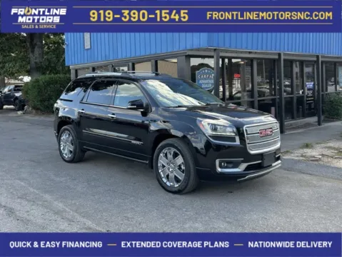 Black 2016 GMC Acadia Denali for sale in Clayton, NC