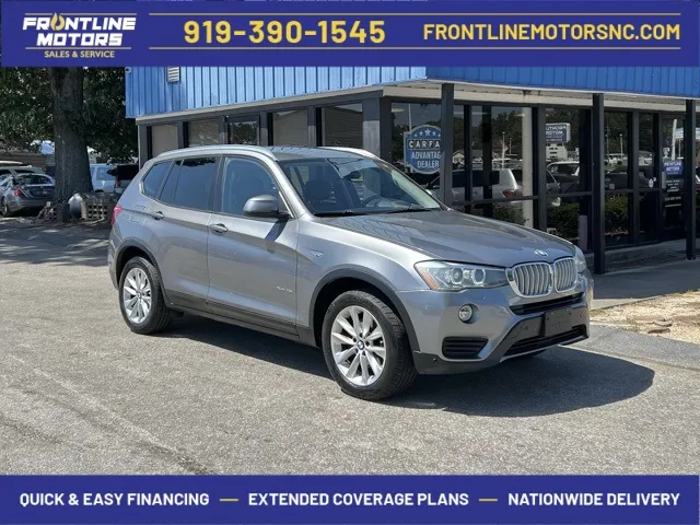 Gray 2017 BMW X3 xDrive28i for sale in Clayton, NC