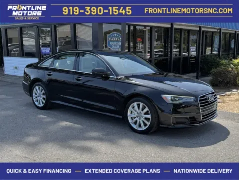 Black 2016 Audi A6 2.0T Premium Plus for sale in Clayton, NC