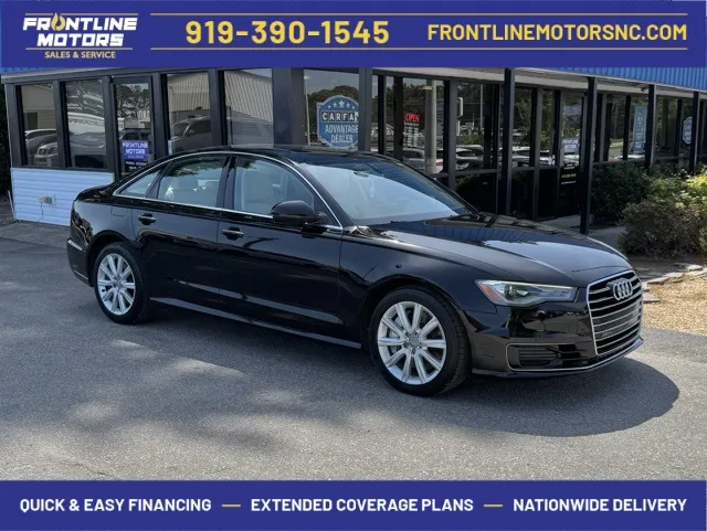 Black 2016 Audi A6 2.0T Premium Plus for sale in Clayton, NC