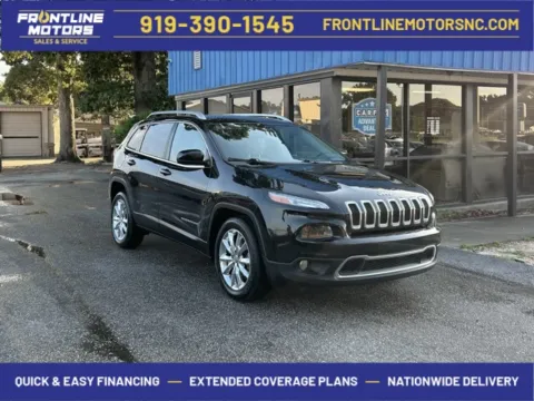 Black 2017 Jeep Cherokee Limited for sale in Clayton, NC
