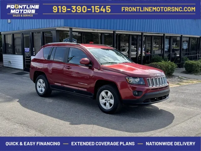 Red 2017 Jeep Compass Latitude for sale in Clayton, NC