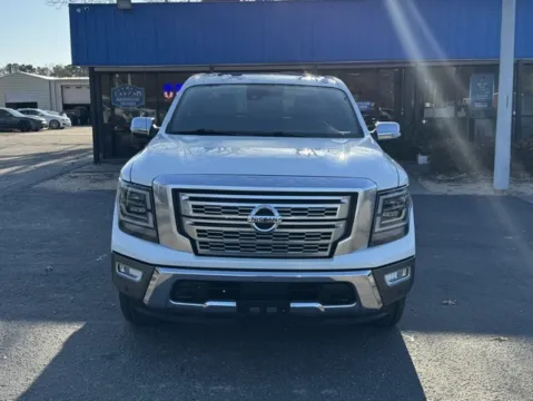 Another view of 2021 Nissan Titan Platinum Reserve for sale in Clayton, NC at Frontline Motors Clayton