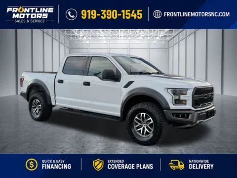 White 2018 Ford F-150 Raptor for sale in Clayton, NC