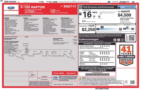 Photos of 2018 Ford F-150 Raptor for sale in Clayton, NC at Frontline Motors Clayton