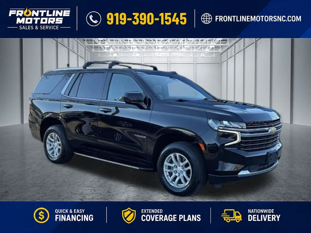 Black 2021 Chevrolet Tahoe LT for sale in Clayton, NC
