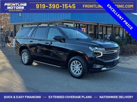 Black 2021 Chevrolet Tahoe LT for sale in Clayton, NC
