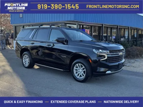 Black 2021 Chevrolet Tahoe LT for sale in Clayton, NC