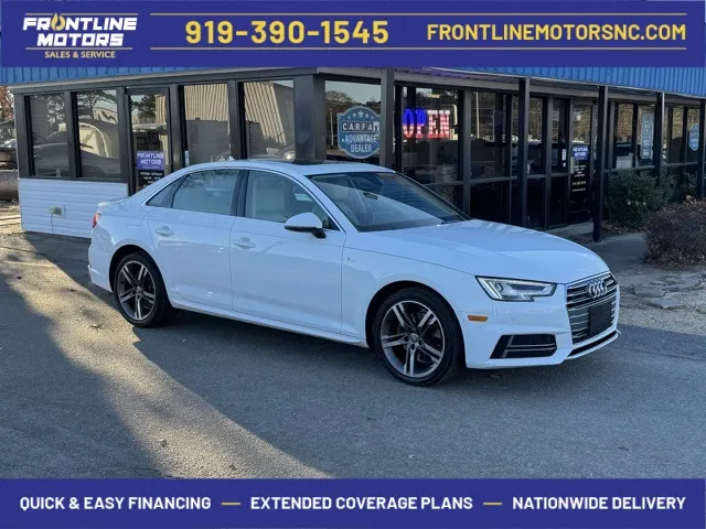 White 2018 Audi A4 2.0T ultra Premium Plus for sale in Clayton, NC