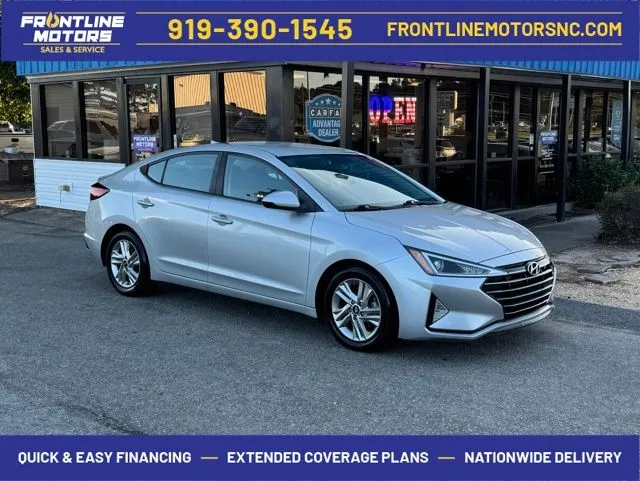 Silver 2020 Hyundai Elantra SEL for sale in Clayton, NC