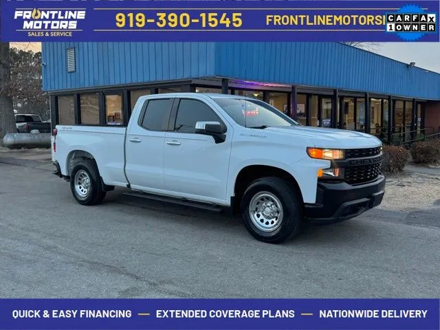 White 2021 Chevrolet Silverado 1500 WT for sale in Clayton, NC