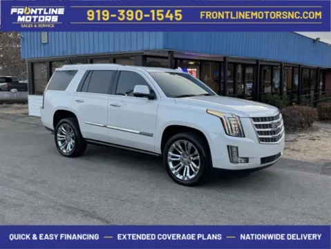 White 2020 Cadillac Escalade Premium Luxury for sale in Clayton, NC