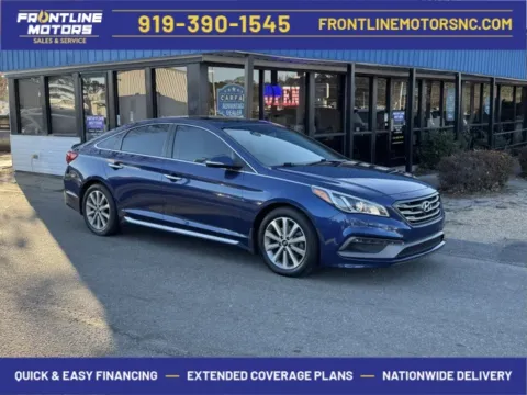 Blue 2017 Hyundai Sonata Limited for sale in Clayton, NC