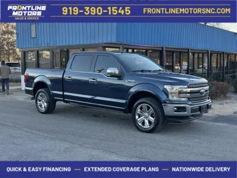 Blue 2018 Ford F-150 Lariat for sale in Clayton, NC