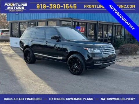 Black 2015 Land Rover Range Rover 5.0L V8 Supercharged Autobiography for sale in Clayton, NC