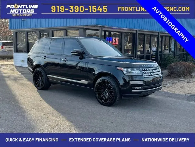 Black 2015 Land Rover Range Rover 5.0L V8 Supercharged Autobiography for sale in Clayton, NC