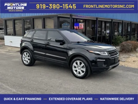Black 2019 Land Rover Range Rover Evoque for sale in Clayton, NC