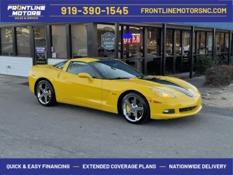 Yellow 2008 Chevrolet Corvette for sale in Clayton, NC