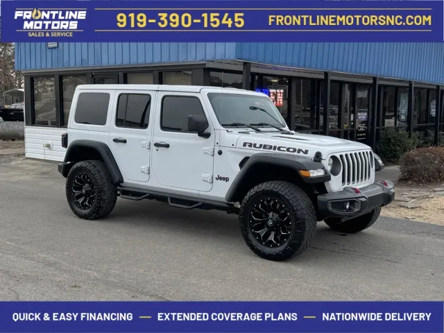 White 2019 Jeep Wrangler Unlimited Rubicon for sale in Clayton, NC