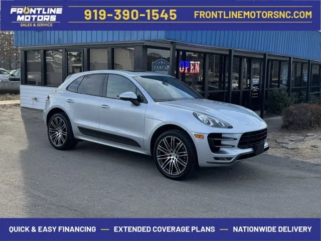 Silver 2015 Porsche Macan Turbo for sale in Clayton, NC