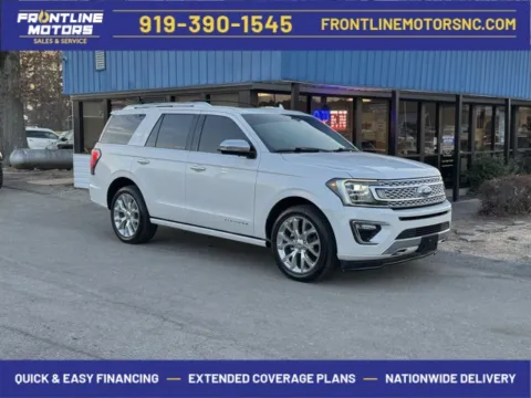 White 2019 Ford Expedition Platinum for sale in Clayton, NC