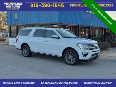 White 2019 Ford Expedition Max Limited for sale in Clayton, NC
