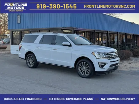 White 2019 Ford Expedition Max Limited for sale in Clayton, NC