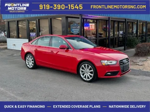Red 2013 Audi A4 2.0T Prestige for sale in Clayton, NC
