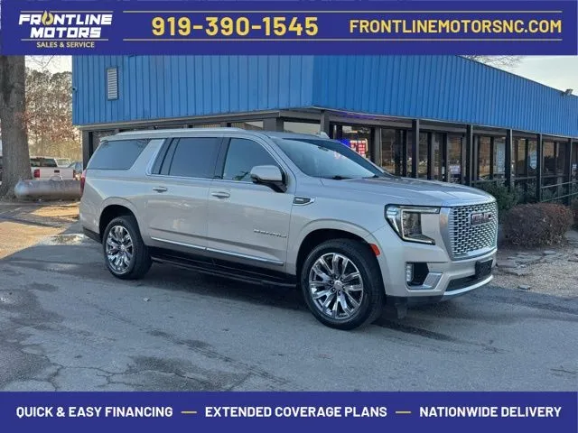 Beige 2021 GMC Yukon XL Denali for sale in Clayton, NC
