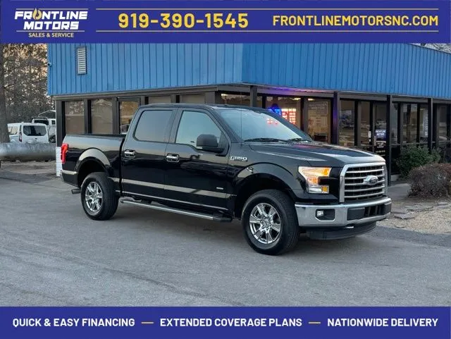 Black 2016 Ford F-150 XLT for sale in Clayton, NC