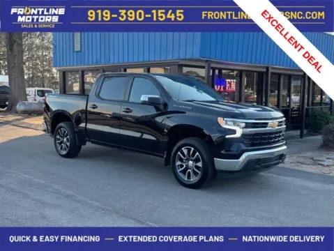 Black 2022 Chevrolet Silverado 1500 LT for sale in Clayton, NC