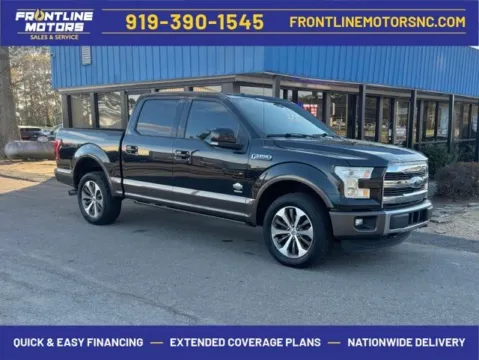 Black 2015 Ford F-150 King Ranch for sale in Clayton, NC