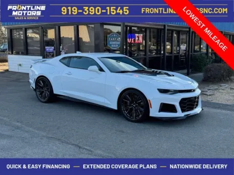 White 2019 Chevrolet Camaro ZL1 for sale in Clayton, NC