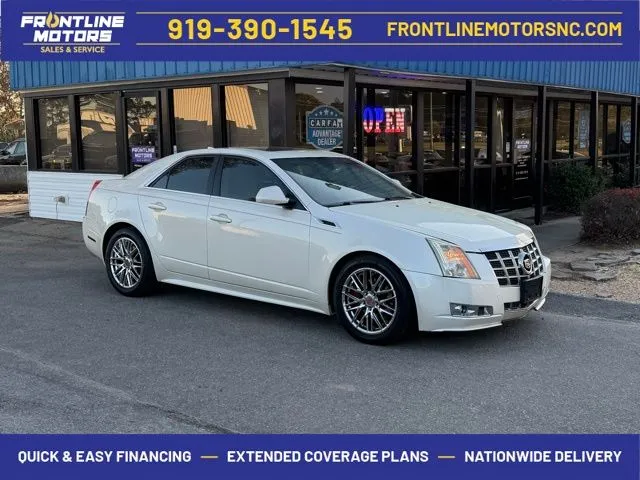 White 2013 Cadillac CTS Premium for sale in Clayton, NC