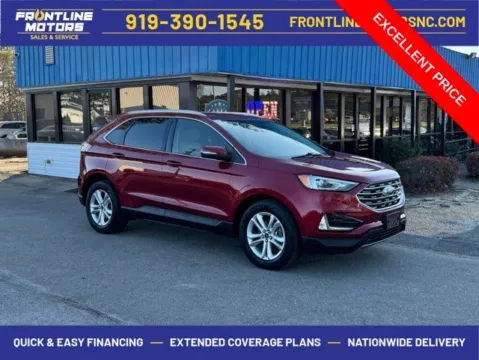 Red 2019 Ford Edge SEL for sale in Clayton, NC