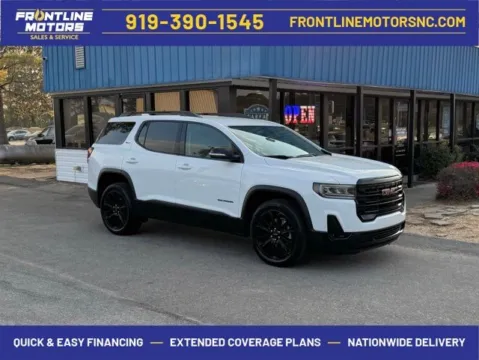 White 2023 GMC Acadia SLT for sale in Clayton, NC