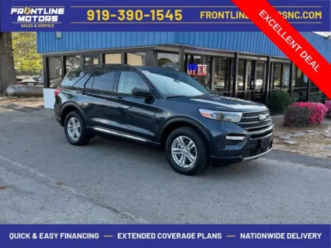 Blue 2022 Ford Explorer XLT for sale in Clayton, NC