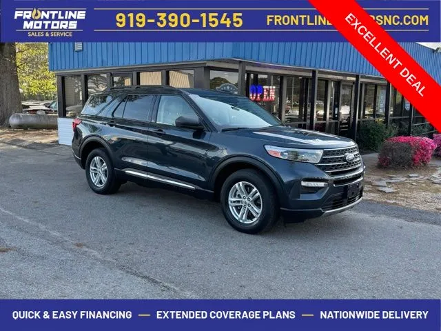 Blue 2022 Ford Explorer XLT for sale in Clayton, NC
