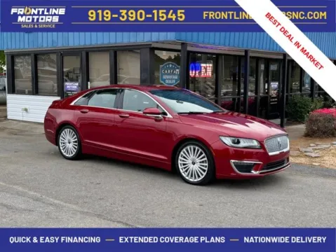 Red 2017 Lincoln MKZ Reserve for sale in Clayton, NC