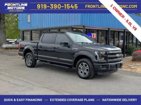 Black 2015 Ford F-150 Lariat for sale in Clayton, NC
