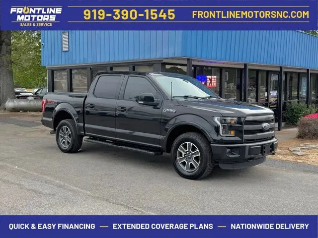 Black 2015 Ford F-150 Lariat for sale in Clayton, NC