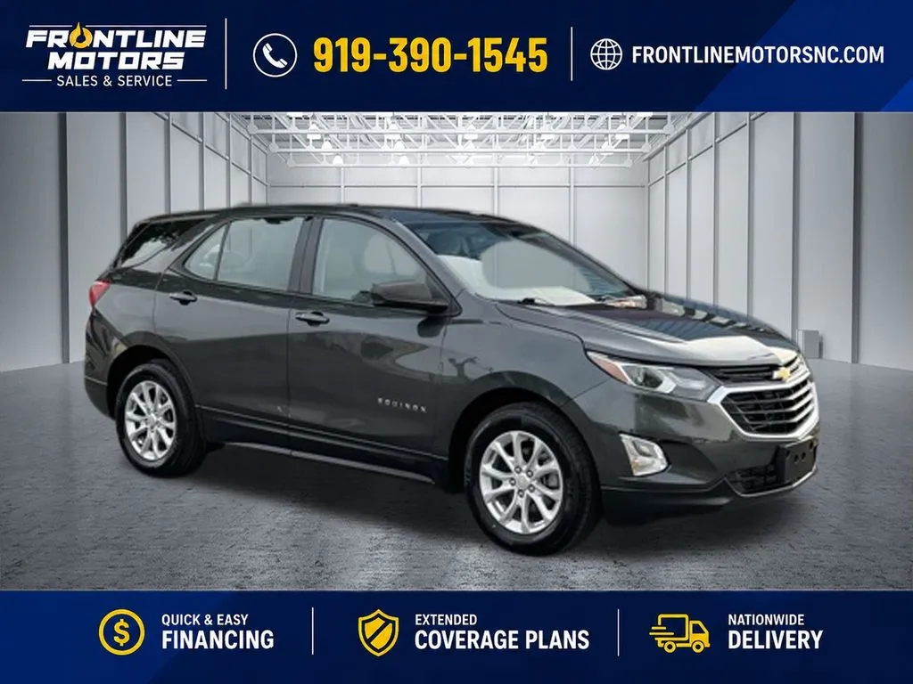 Gray 2019 Chevrolet Equinox LS for sale in Clayton, NC
