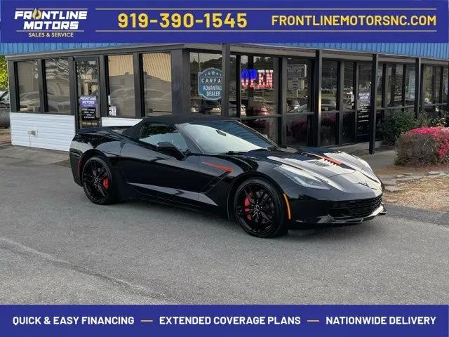 Black 2014 Chevrolet Corvette Stingray Z51 for sale in Clayton, NC