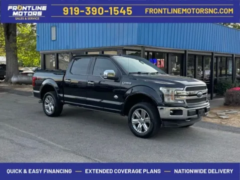 Black 2018 Ford F-150 King Ranch for sale in Clayton, NC