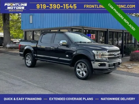 Black 2018 Ford F-150 King Ranch for sale in Clayton, NC