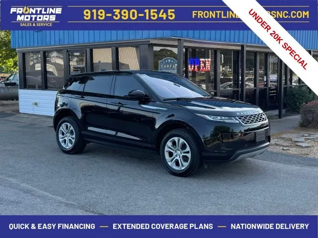 Black 2020 Land Rover Range Rover Evoque S for sale in Clayton, NC