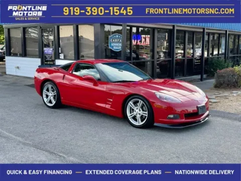 Red 2009 Chevrolet Corvette for sale in Clayton, NC