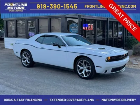 White 2016 Dodge Challenger SXT for sale in Clayton, NC